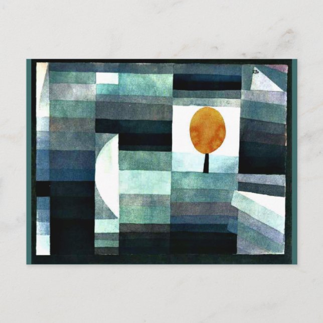 Klee: Der Gesandte des Herbstes Postkarte (Vorderseite)