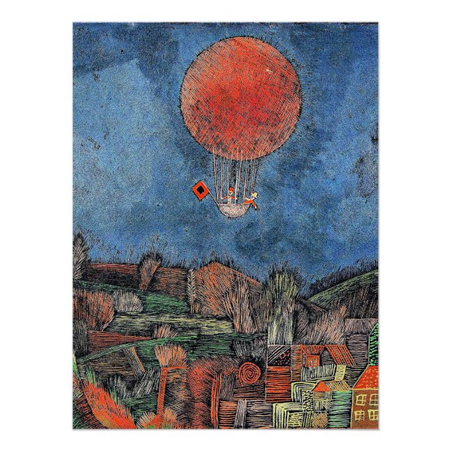 Klee - Der Luft-Ballon Poster (Vorderseite)