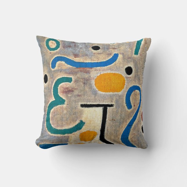 Klee: Die Vase-abstrakte Kunst Kissen (Vorderseite)