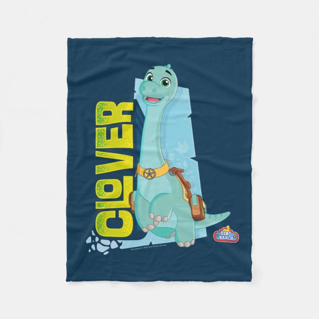 Klee | Dino Ranch Fleecedecke (Vorderseite)