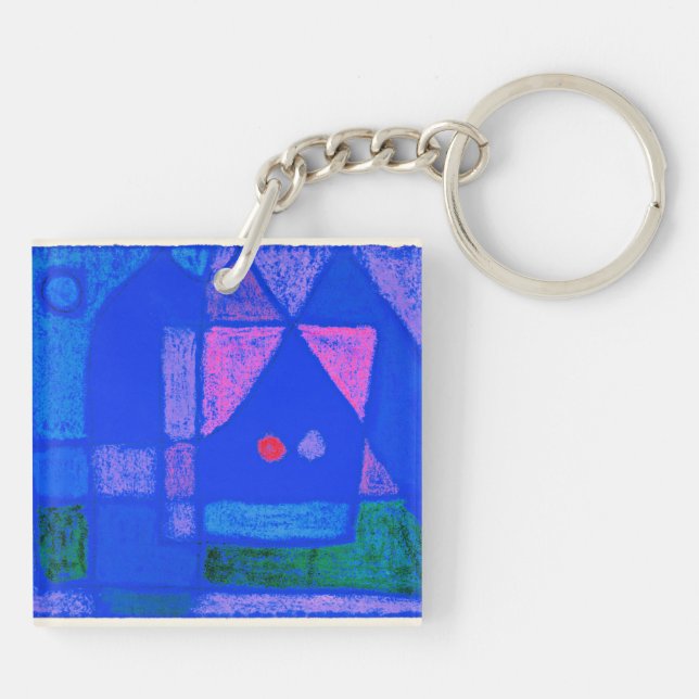 Klee - Ein kleiner Raum in Venedig Schlüsselanhänger (Rückseite)