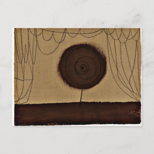 Klee - Eine Blume Postkarte (Vorderseite)