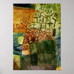 Klee - Erinnerung an einen Garten Poster