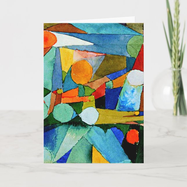 Klee - Farbformen Karte (Vorderseite)