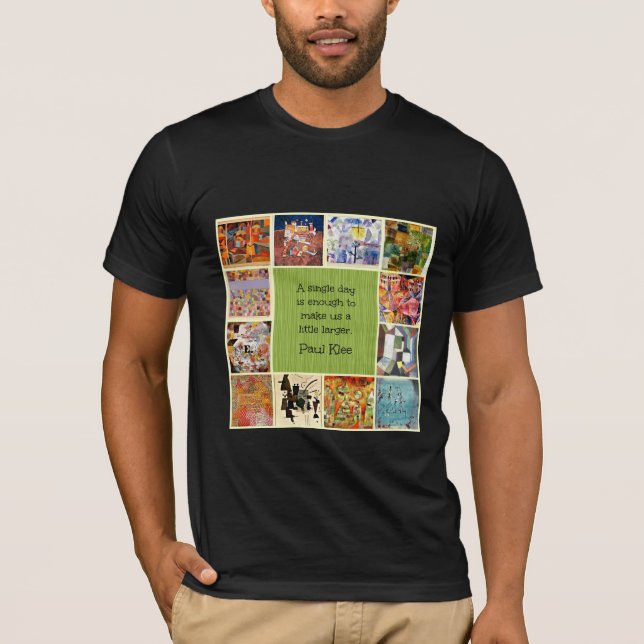 Klee - Farbige Collage T-Shirt (Vorderseite)