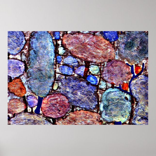 Klee - Farbiges Wald Poster (Vorne)