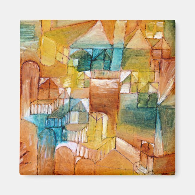 Klee - Fascade Brown Green Magnet (Vorne)