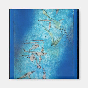 Klee - Fischbild Magnet