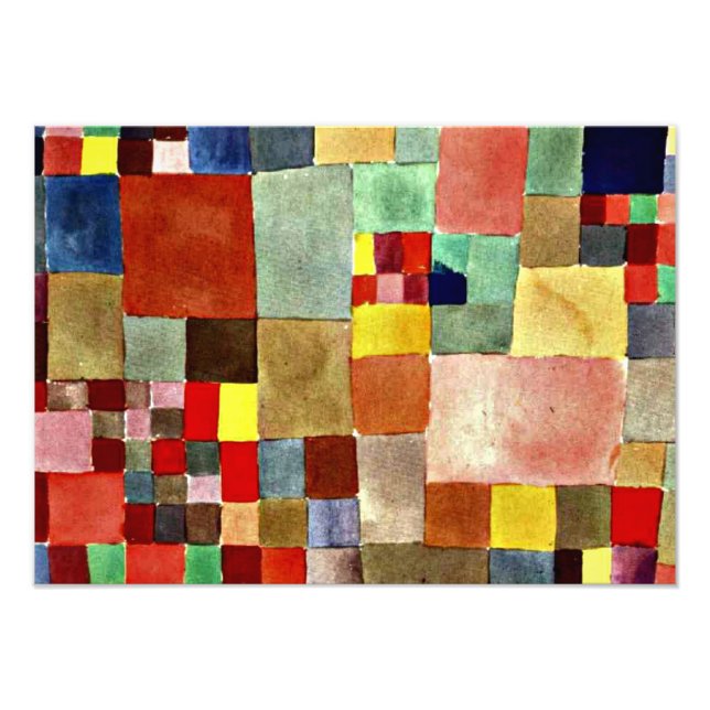 Klee - Flora auf Sand Fotodruck (Vorne)