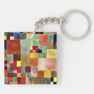 Klee - Flora auf Sand Schlüsselanhänger