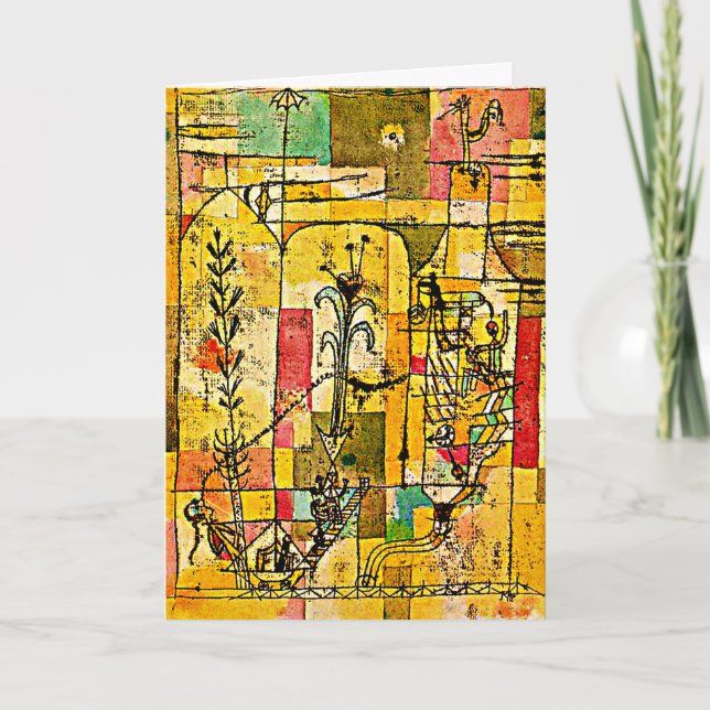 Klee - Geschichte von Hoffmann, berühmtes Gemälde Karte (Vorderseite)