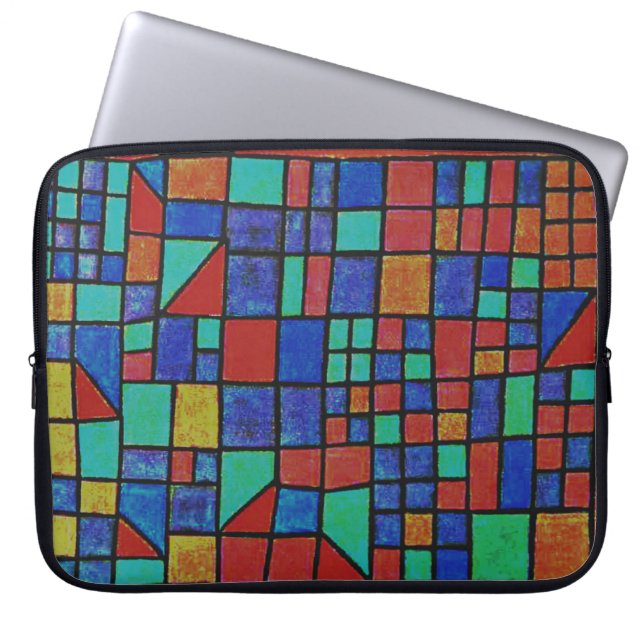 Klee - Glasfassade Laptopschutzhülle (Vorderseite)