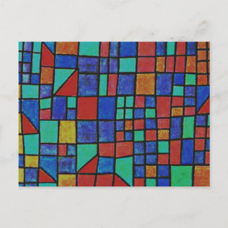 Klee - Glasfassade Postkarte