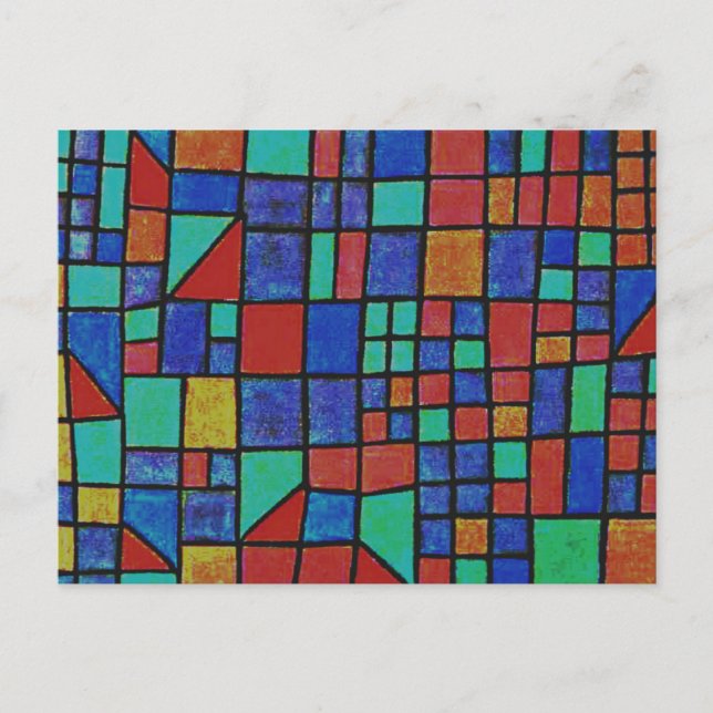 Klee - Glasfassade Postkarte (Vorderseite)
