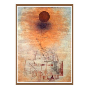 Klee - Grenzen des Intellekts, berühmtes Kunstwerk Fotodruck
