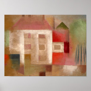 Klee - Haus in den Vororten Poster