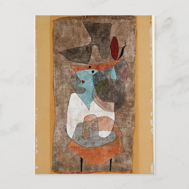 Klee - Hut, Lady und Kleiner Tisch Postkarte (Vorderseite)