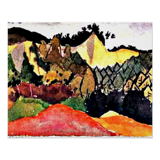 Klee - Im Steinbruch Poster (Vorderseite)
