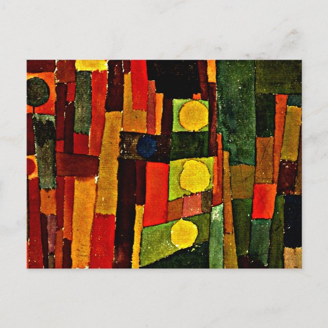 Klee - Im Stil Kairouans Postkarte (Vorderseite)