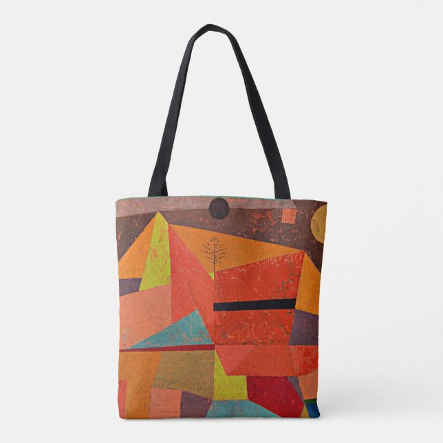Klee - Joyful Mountain Landschaft Tasche (Rückseite)