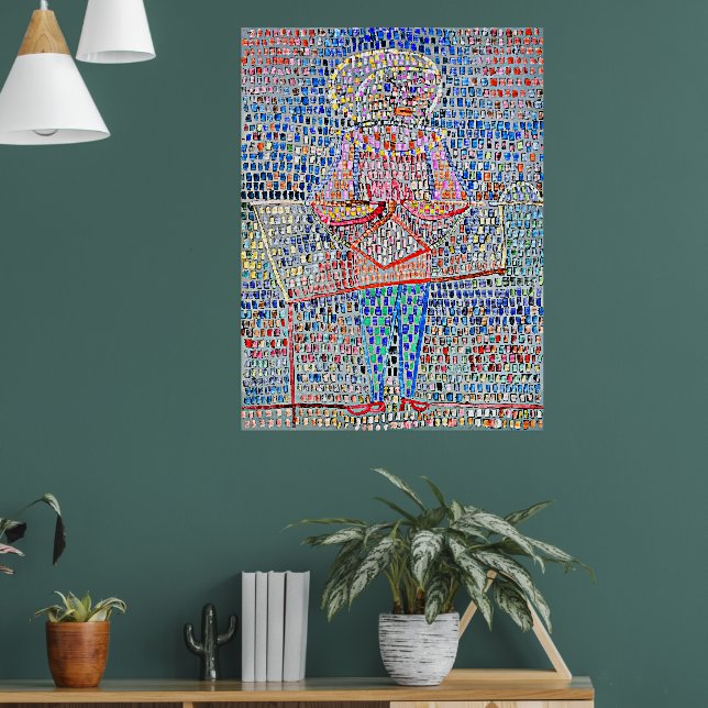 Klee - Junge in Phantasiekleidung, Poster (Wohnzimmer 1)