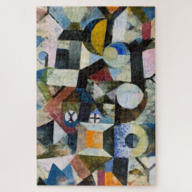 Klee - Komposition mit gelbem Halbmond... (Vertikal)