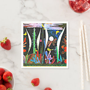 Klee - Landschaft mit Gelben Vögeln Serviette