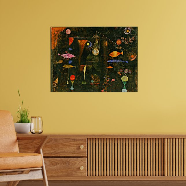 Klee - Magie der Fische Poster (Wohnzimmer 2)
