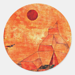 Klee - Märchen Runder Aufkleber