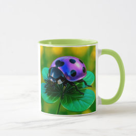 Klee-Marienkäfer Tasse