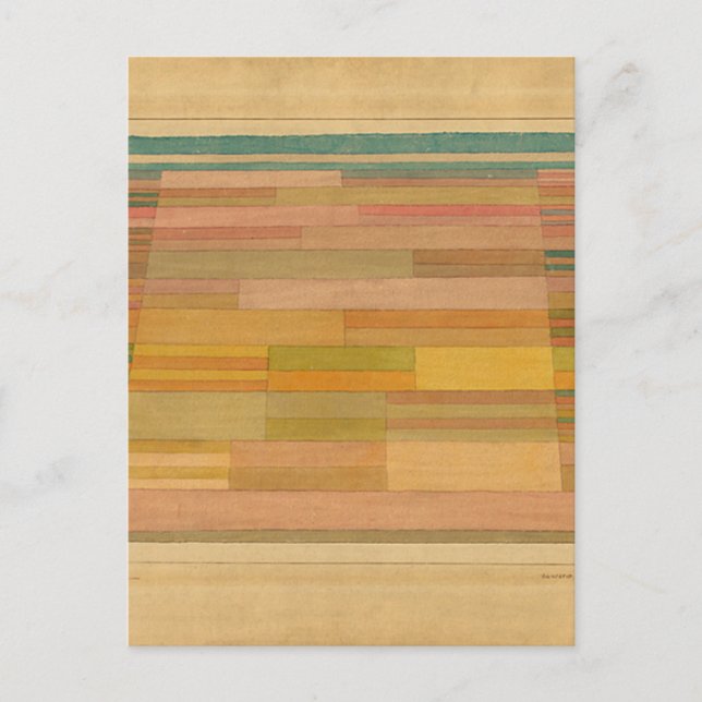 Klee - Messfelder Postkarte (Vorderseite)