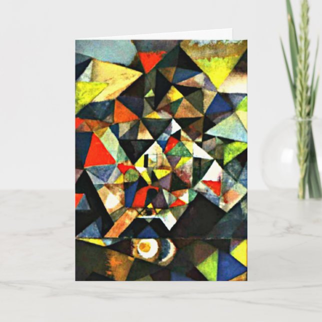 Klee - Mit dem Ei Karte (Vorderseite)