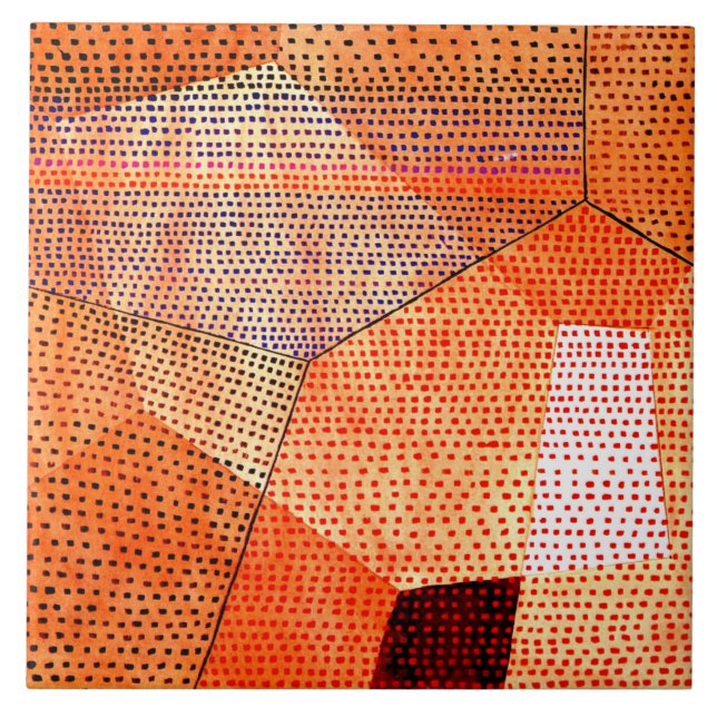 Klee - Modell 106, Polyphonie in Farbe. Fliese (Vorderseite)