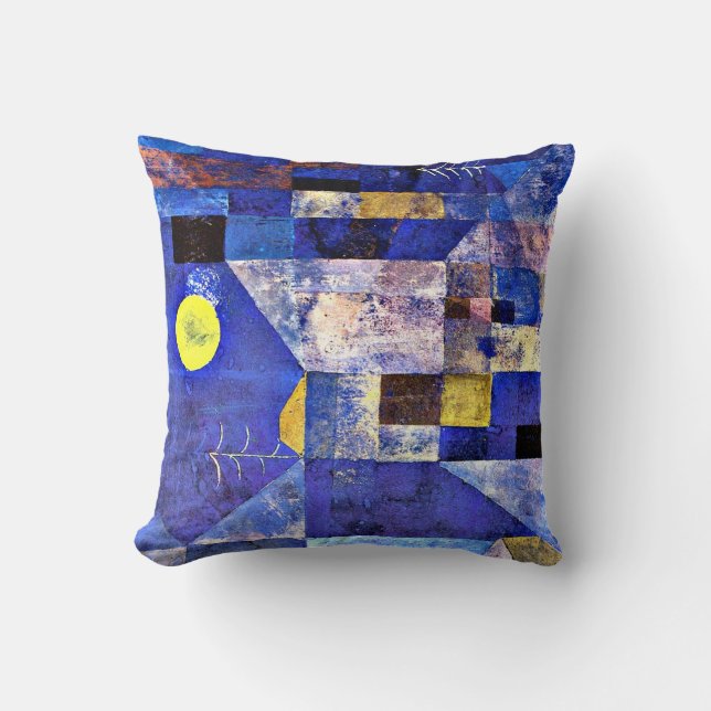 Klee - Mondlicht, Paul Klee, Kissen (Vorderseite)