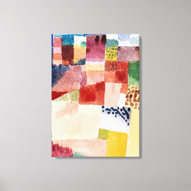 Klee - Motif aus Hammamet Leinwanddruck (Vorderseite)
