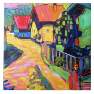 Klee - Murnauer Straße mit Frauen, Fliese
