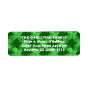 Klee-Muster-glückliche grüne botanische Iren
