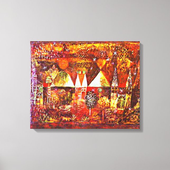 Klee - Nachtfeste Leinwanddruck (Vorderseite)
