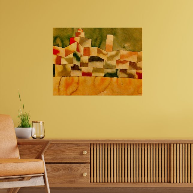 Klee - Orientalische Architektur Poster (Wohnzimmer 2)