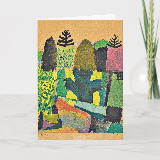 Klee - Park Karte (Vorderseite)