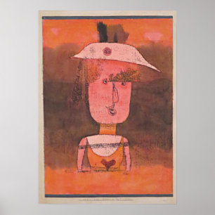 Klee - Porträt von Frau P. im Süden Poster