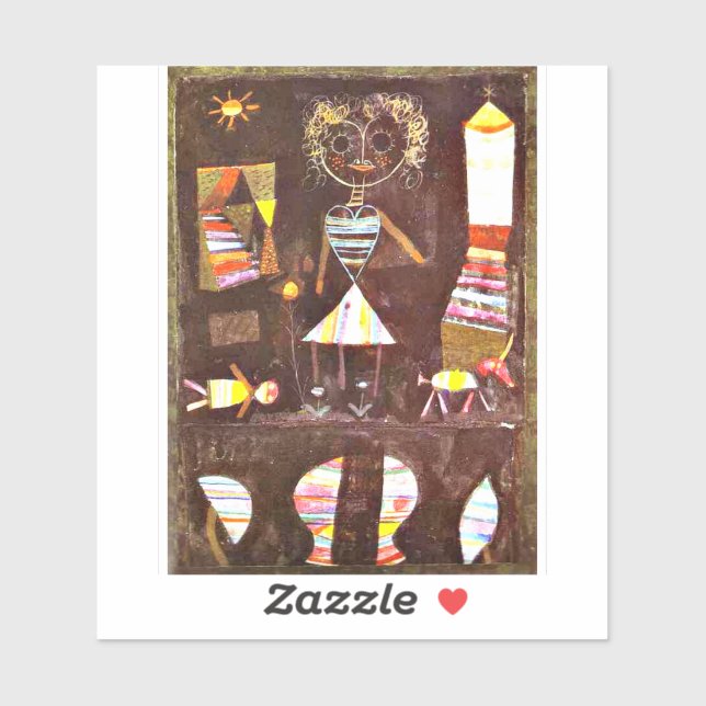 Klee - Puppentheater Aufkleber (Blatt)