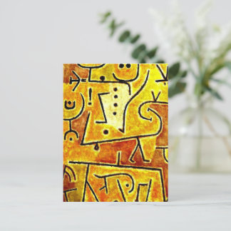 Klee - Red Waistcoat Postkarte