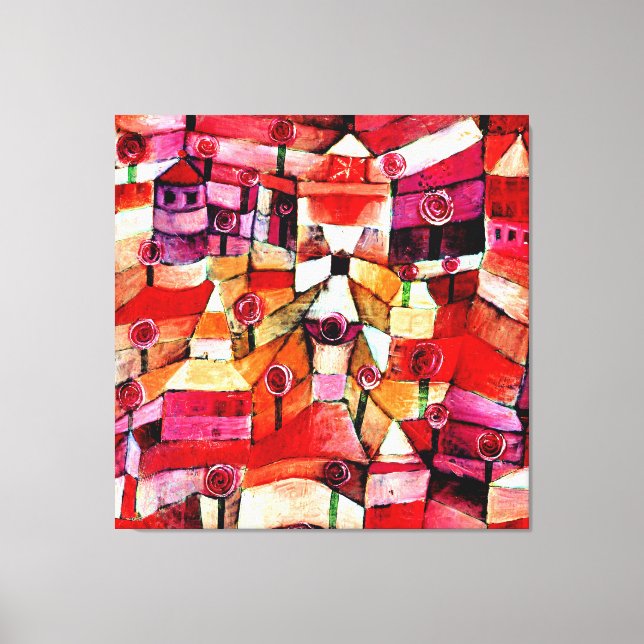 Klee - Rose Garden Leinwanddruck (Vorderseite)