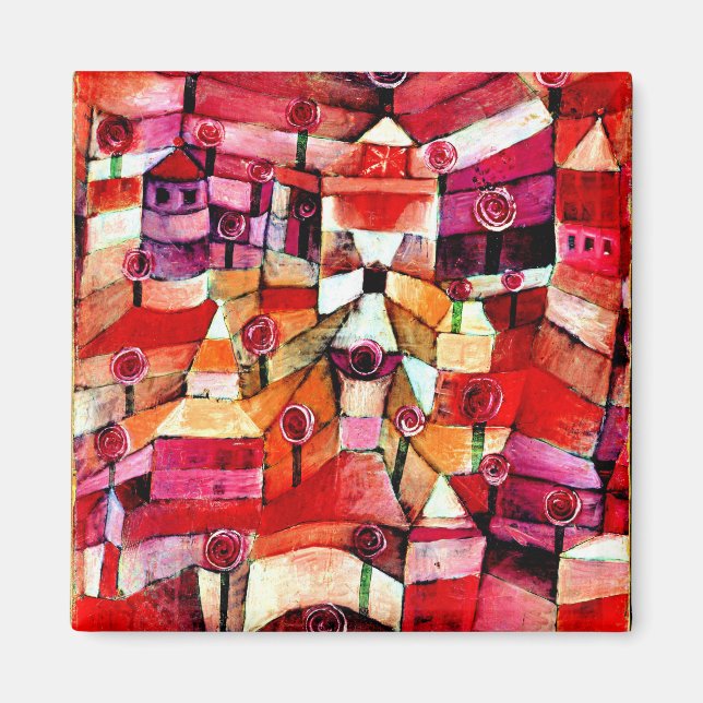 Klee - Rosengarten Magnet (Vorne)