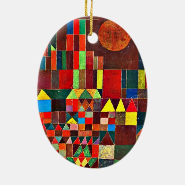 Klee - Schloss und Sonne, 1928 Keramik Ornament (Hinten)