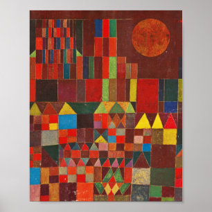 Klee - Schloss und Sonne Poster