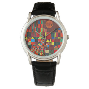 Klee - Schloss und Sun Armbanduhr