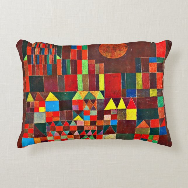Klee - Schloss und Sun Dekokissen (Vorderseite)
