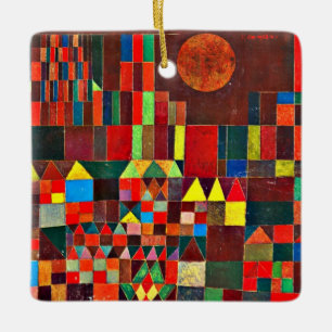 Klee - Schloss und Sun Keramikornament